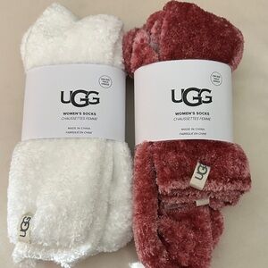 Lot of 2 UGG Leda Super Plush Socks,New